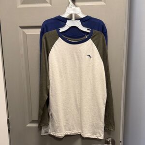 Tommy Bahama Kid's Long Sleeve T-Shirt 2-Pack!
